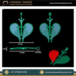 เครื่องประดับหรูหราทันสมัยสั่งทำพิเศษ ทองคำแท้ 10K จี้รูปปีกนางฟ้าประดับมอสซาไนต์ ของขวัญทางศาสนาสำหรับทุกเพศ  จี้ห้อยคอแบบสั่งทำพิเศษ - Product Image 2