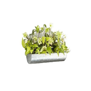 Jardinière triple suspendue en métal galvanisé avec chaîne, pot de fleurs à 3 niveaux pour décoration intérieure, extérieure, balcon et maison - Product Image 2