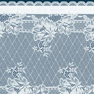 Bande de dentelle florale extensible 23 cm en Spandex/Nylon tricoté chaîne, tissu léger de soutien pour bande de soutien-gorge, lingerie, robes, mariages - Product Image 5