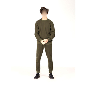 Wholesale Custom Price Men Outer Wear Set, Highest Quality Customized Made In Soft Fabric Plain Men Sweatsuit Set - Product Image 1