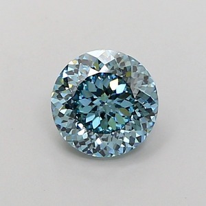 Diamant de laboratoire CVD taillé portugais, bleu vif fantaisie, VVS2, polissage EX, éclat excellent, pierre lâche certifiée, qualité supérieure - Product Image 1