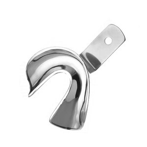 Premium Quality Dental Impression Tray with Edge L5 Perforated Lower Size XS Stainless Steel Reusable Autoclavable Orthodontic - Product Image 6