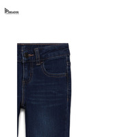 Özel Yüksek Kaliteli Unisex Düz Kesim Kot Pantolon Yumuşak Nefes Alabilen Taşlanmış Kot Sokak Modası Stili