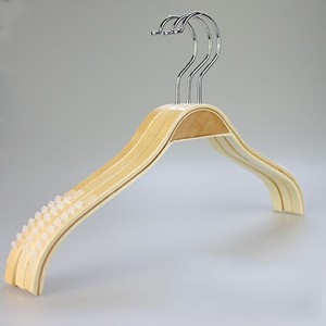 Custom Antique Closet Wooden Clothes Luxury Coat Suit <b>Hanger</b> With Wide Shoulder - Product Image 6