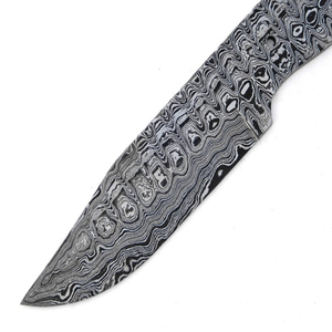 Cuchillo de caza y camping hecho a mano de 8 pulgadas, de acero de Damasco, con punta de gota, línea negra, nuevo diseño, cuchillo de chef de bolsillo, OEM ODM, para uso en cocina - Product Image 4