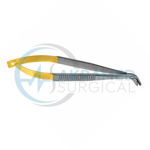 Porte-aiguille TC à 90 degrés, pointes de 5 mm en carbure de tungstène, instrument chirurgical ophtalmique en acier inoxydable, certifié CE, réutilisable - Product Image 5