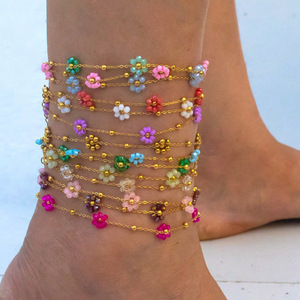 Nouvelle Chaîne de <span class=keywords><strong>Cheville</strong></span> Finetoo Série Océan avec Pendentifs Dauphin, Étoile de Mer et Coquillage – Bracelet Décontracté pour l'Été et la Plage – Vente en Gros - Product Image 1