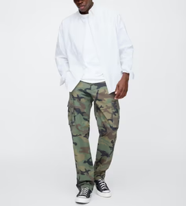 Service OEM en gros, pantalons personnalisés pour hommes, pantalons cargo tactiques camouflage, style pantalon cargo camouflage pour hommes - Product Image 5