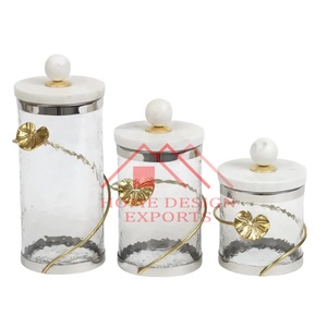 Storage Canister Set of 3 & Unique Biscuit Storage Canister Best Seller <b>Coffee</b> Storage Canister & <b>Tea</b> Storage Canister & <b>Sugar</b> - Product Image 6