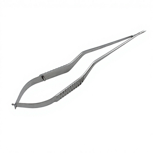 Micro-ciseaux ophtalmiques AISLING INTERNATIONAL en acier inoxydable, manuels, réutilisables, instrument de microchirurgie certifié CE, CHIRURGICAL - Product Image 2