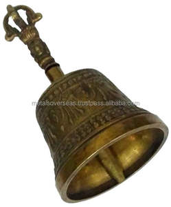 Premium <b>Brass</b> Meditation <b>Bell</b> Handmade Traditional Prayer <b>Bell</b> for Yoga Meditation Temple Puja Spiritual Rituals Decorative Home - Product Image 6