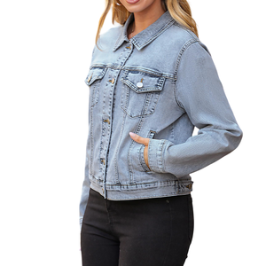 Affordable New <b>Cheap</b> Price <b>Winter</b> Premium quality Women Denim <b>Jacket</b> Ladies Wholesale Slim Fit OEM Service Women Denim <b>Jacket</b> - Product Image 5