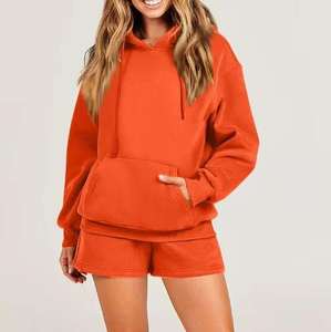 Sweat-shirts sportifs pour femmes, mélange de coton doux, légers, confortables, coupe décontractée, pour tous les jours, streetwear, OEM - Product Image 6