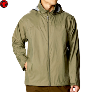 Hexaplus Industries Men's Winter Windbreaker Hooded Breathable Waterproof Windproof <b>Canvas</b> <b>Jacket</b> Zipper Closure Anti-Bacterial - Product Image 1