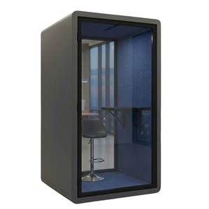 บูธเก็บเสียง Nexo Pod คุณภาพดีที่สุด ทันสมัย สำหรับนั่งคนเดียว เป็นมิตรกับสิ่งแวดล้อม พร้อมไฟ LED เหมาะสำหรับใช้ในบ้าน สำนักงาน และโรงแรม สำหรับการประชุมทางวิดีโอ ช่วยเพิ่มสมาธิ - Product Image 2