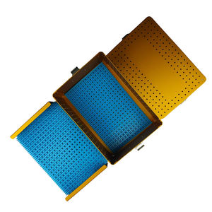 Customized Color High Quality Surgical Instruments Sterilization Tray Box Stainless Steel Reusable Pentax Sterilization box CE - Product Image 6