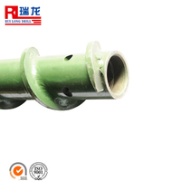 Tige de forage en spirale, diamètre 150 mm, longueur 1500 mm, tige de forage, connecteur carré, utilisé pour l'exploration géologique, tige de forage en spirale