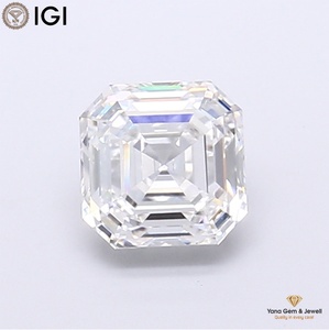 Diamante de Corte Asscher Cultivado en Laboratorio con Certificación IGI, Color E, Claridad VVS1, 1.50 Quilates, para Joyería de Novia - Product Image 1