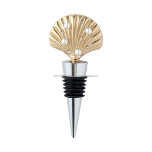 จุกปิดขวดไวน์แชมเปญแบบสุญญากาศสำหรับตกแต่งงานแต่งงานทำด้วยมือทรงดาวสีทองงานหัตถกรรมโลหะ - Product Image 2