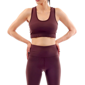 New Arrival Best Quality High Quality Women Sports Bra Breathable Front Logo Customized High Support Eco-Friendly in Best Price - Product Image 2