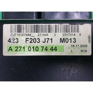 ECU และโมดูลคอมพิวเตอร์มือสองสำหรับรถยนต์ C-class รุ่น A2710107444 - Product Image 6