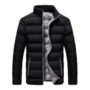 Otoño Invierno chaqueta fría para hombre abrigo térmico chaquetas ligeras prendas de vestir hombre moda Casual rompevientos ropa masculina-negro R - Product Image 4