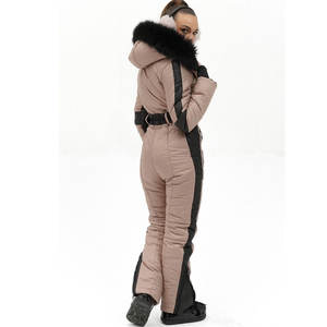 Ensemble de combinaison de ski unisexe imperméable -Tex Rip-Stop coupe-vent grande taille avec veste et pantalon de snowboard isolés en polaire avec fermeture éclair - Product Image 2