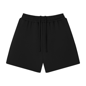 Shorts personnalisés 100 % coton avec cordon de serrage, couleur unie, fabrication OEM ODM, tissu doux de qualité supérieure, marque privée, production en gros - Product Image 2