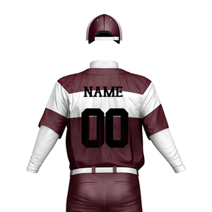 Tenues d'équipe sportive très vendues, tissu de qualité supérieure OEM, finition lisse, coupe confortable, design élégant, uniformes de baseball courts à séchage rapide - Product Image 5