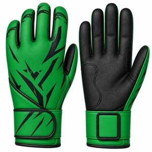 Gants de frappe en cuir bleu beige légers et respirants à motif géométrique avec fermeture auto-agrippante Gauche/Droite pour l'entraînement Unisexe - Product Image 6