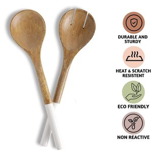 Multi-Use Wood Food Serving Servers Handle Fruit Washer Quick Dry Vegetable Lettuce Dryer <b>Salad</b> <b>Tools</b> Spinner - Product Image 5