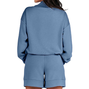 Ensemble sweat à capuche et pantalon en coton imprimé pour femme, personnalisable, collection premium, printemps, fournisseur OEM ODM, vente en gros, usine - Product Image 5