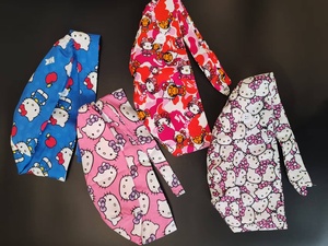 Gorros Quirúrgicos de San Valentín con Forro de Satén, Estampado de Corazón Rosa, Gorros de Enfermera con Forro de Satén, Gorros Quirúrgicos con Estampado de Calavera - Product Image 6