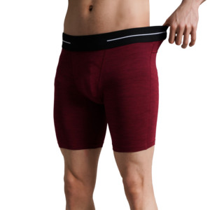 High-End Men'<b>s</b> Seamless Spandex/Polyester Sports Shorts Breathable Mid Waist <b>9</b>" Inseam Eco-Friendly Quick Dry High Street Style - Product Image 4
