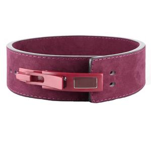 เข็มขัดยกน้ำหนักแบบมีคันโยกสำหรับออกกำลังกาย ยูนิเซ็กซ์ รองรับหลัง  ทำจากหนังกลับลายอนิเมะ  รับสกรีนโลโก้  เข็มขัดพาวเวอร์ลิฟติ้งสำหรับผู้ชาย - Product Image 4