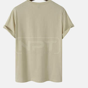 Camiseta de Hombre Elegante con Cuello Redondo y Manga Corta, Tejido Premium, Esencial para el Día a Día, Camiseta de Moda - Product Image 2