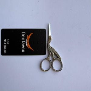 Ciseaux à broder en acier inoxydable de qualité industrielle, design Mini Stork, lame tranchante, pour couture, travaux manuels et bricolage, par Dentavex - Product Image 6