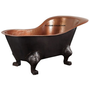 Newest Rectangular Shape Good Quality Pure Copper Bath <b>Tubs</b> Kitchen for Bathroom Use for Home Restaurant At Impressive Price - Product Image 4