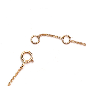 Pulsera con Bisel de Piedra Lunar Arcoíris Natural en Oro Amarillo Sólido de 18K – Cadena de Eslabones con Gemas Redondas y Cierre Ajustable - Product Image 5