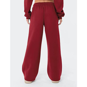 Pantalon de jogging décontracté vintage pour femme, coupe droite classique, taille ajustable, 100 % coton, séchage rapide, chevilles resserrées, idéal pour l'été - Product Image 2