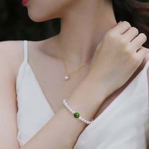 <span class=keywords><strong>Bracciale</strong></span> di Perle Naturali, Design Unico, Marca di Nicchia, <span class=keywords><strong>Bracciale</strong></span> con Perline, Colore Inalterabile, Lusso Discreto, Gioielli Raffinati, Vendita all'Ingrosso - Product Image 4