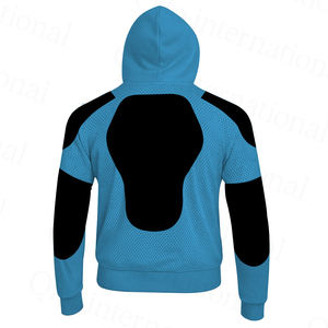 Hoodie de moto doublé en Kevlar, hoodie de moto blindé, hoodie de protection pour moto avec protections amovibles pour hommes - Product Image 5