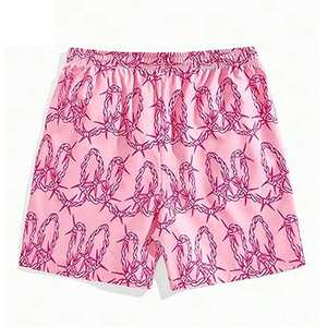 High Quality Custom Men's Full Print Graphic Sublimation Basketball Mesh Shorts Double <b>Layer</b> Polyester with Solid Top Print - Product Image 2