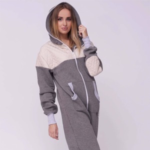 Pyjamas Onesies pour adultes, unisexes, en polaire doux, vêtements de nuit d'hiver, Kigurumi à capuche, dessin animé, fournisseur en gros, fabricant OEM - Product Image 1