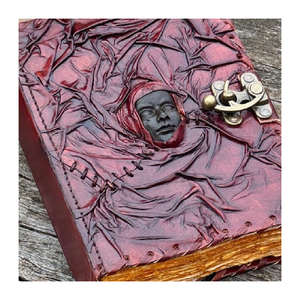 Handmade Pure Leather <strong>Journal</strong> With Handwork Handcrafted Leather Notebook Wholesale Bulk Supplier Manufacturer Exporter India - Product Image 1