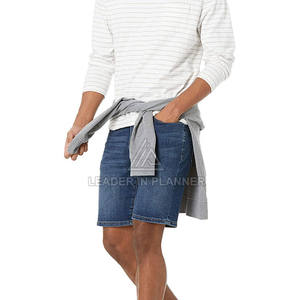 กางเกงยีนส์ขาสั้นแฟชั่นผู้ชาย กันลม ขายดี ผลิตในปากีสถาน - Product Image 4