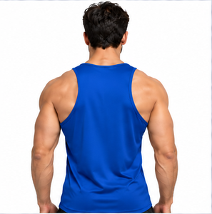 Low Price <b>Mens</b> Sleeveless Tank Top Summer Fitness Sportswear Cotton/Bamboo Fiber High Quality <b>Gym</b> <b>Vest</b> Comfortable Breathable - Product Image 3
