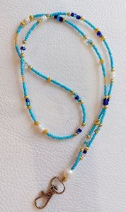 Traditional Indian Embroidery Beaded <b>Lanyard</b> <b>for</b> <b>Keys</b> and Cards - Product Image 6