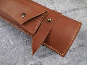 Vintage Leather Knife <b>Roll</b> for Chefs and Professionals Knife Wrap <b>Tool</b> <b>Roll</b> Genuine Leather <b>Roll</b> LKR-0274 - Product Image 2