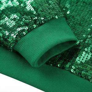 Sweat à capuche personnalisé avec logo surdimensionné, manches longues, paillettes brillantes, couleur personnalisée, coupe ample décontractée, streetwear, hiver - Product Image 6